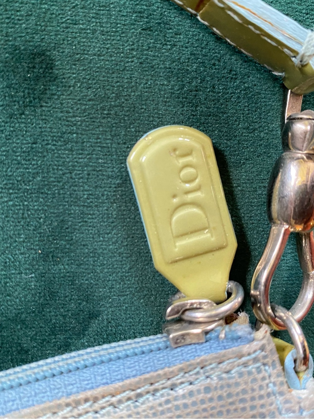 Vintage Christian Dior Lizard Embossed Mini Saddle Pochette - Y2K John Galliano - Picture 7 of 14